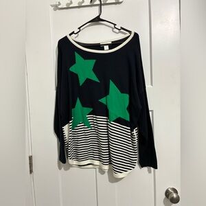 CJ Banks Star Sweater